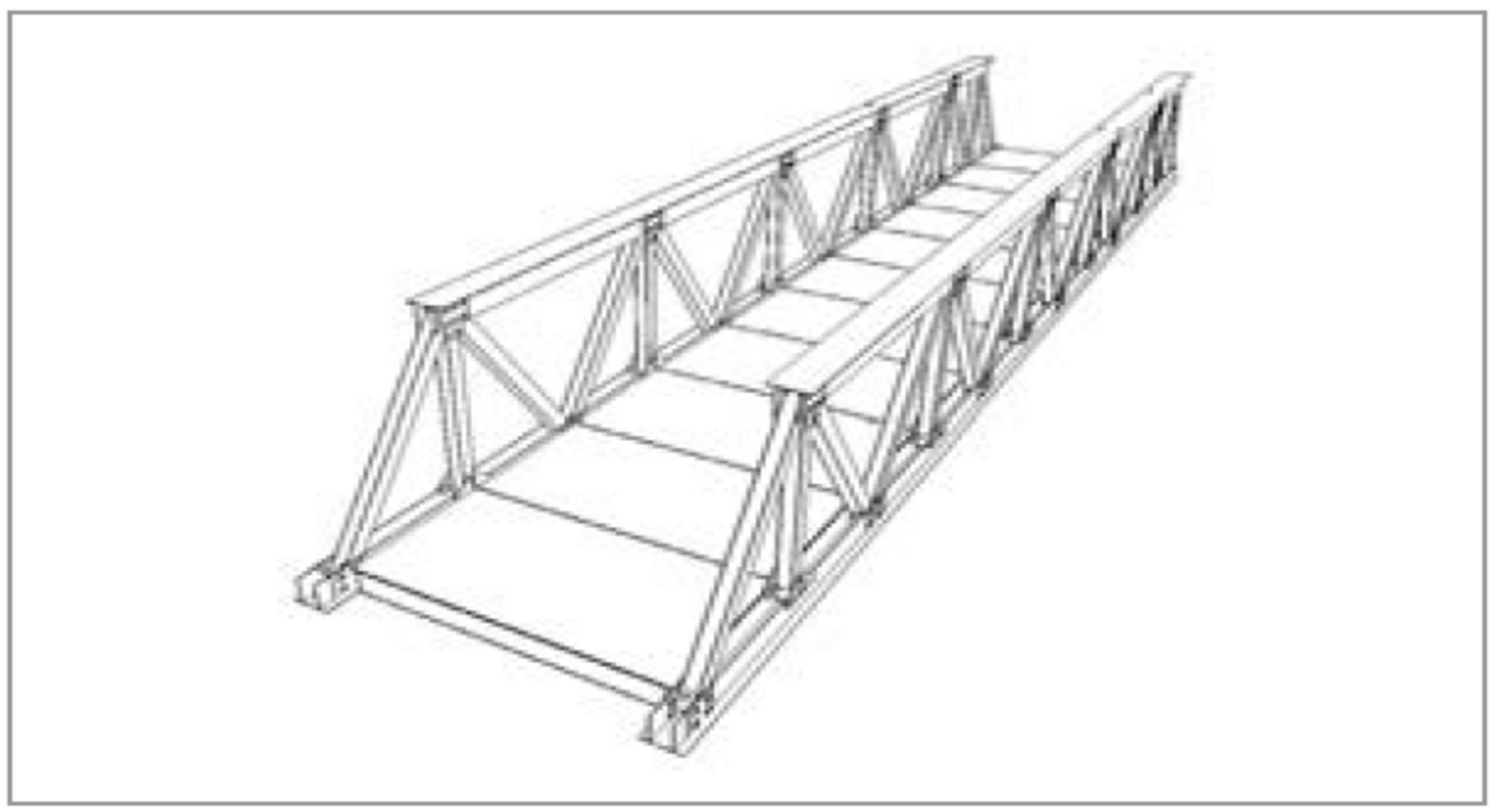 Straßenbrücke 30 m